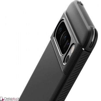 Spigen rugged armor guminis dėklas - juodas (Google Pixel 8 Pro)